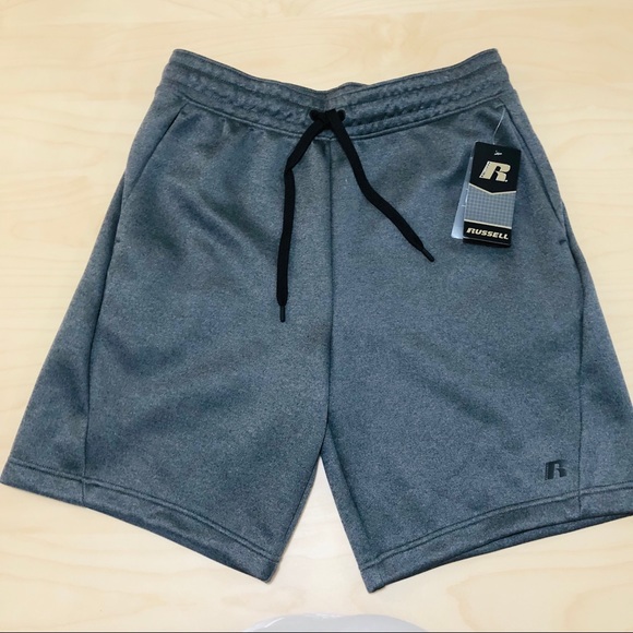 russell shorts with zipper pockets